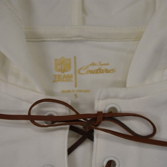 NFL Womens Indianapolis Colts Game-On Cream Hoodie New - Picture 5 of 6